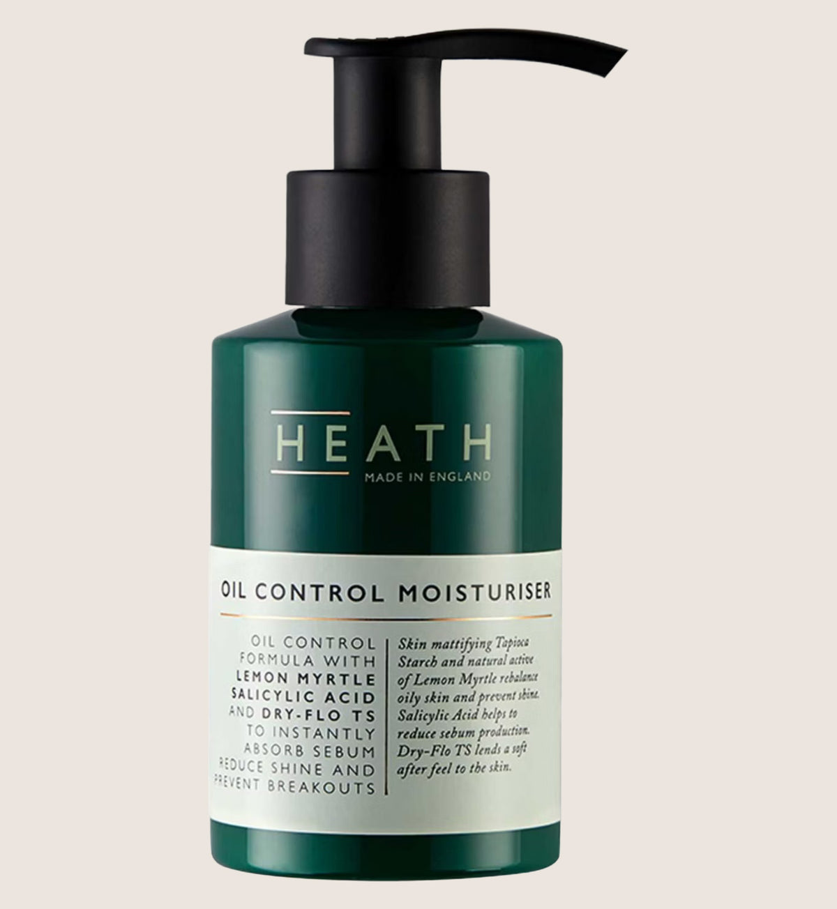 Heath Oil Control Mattifying Moisturiser with Salicylic Acid & Lemon Myrtle 100ml