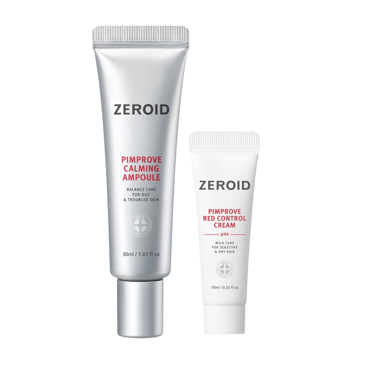 [SET] ZEROID Pimprove Calming Ampoule 30ml (+Cream 10ml)