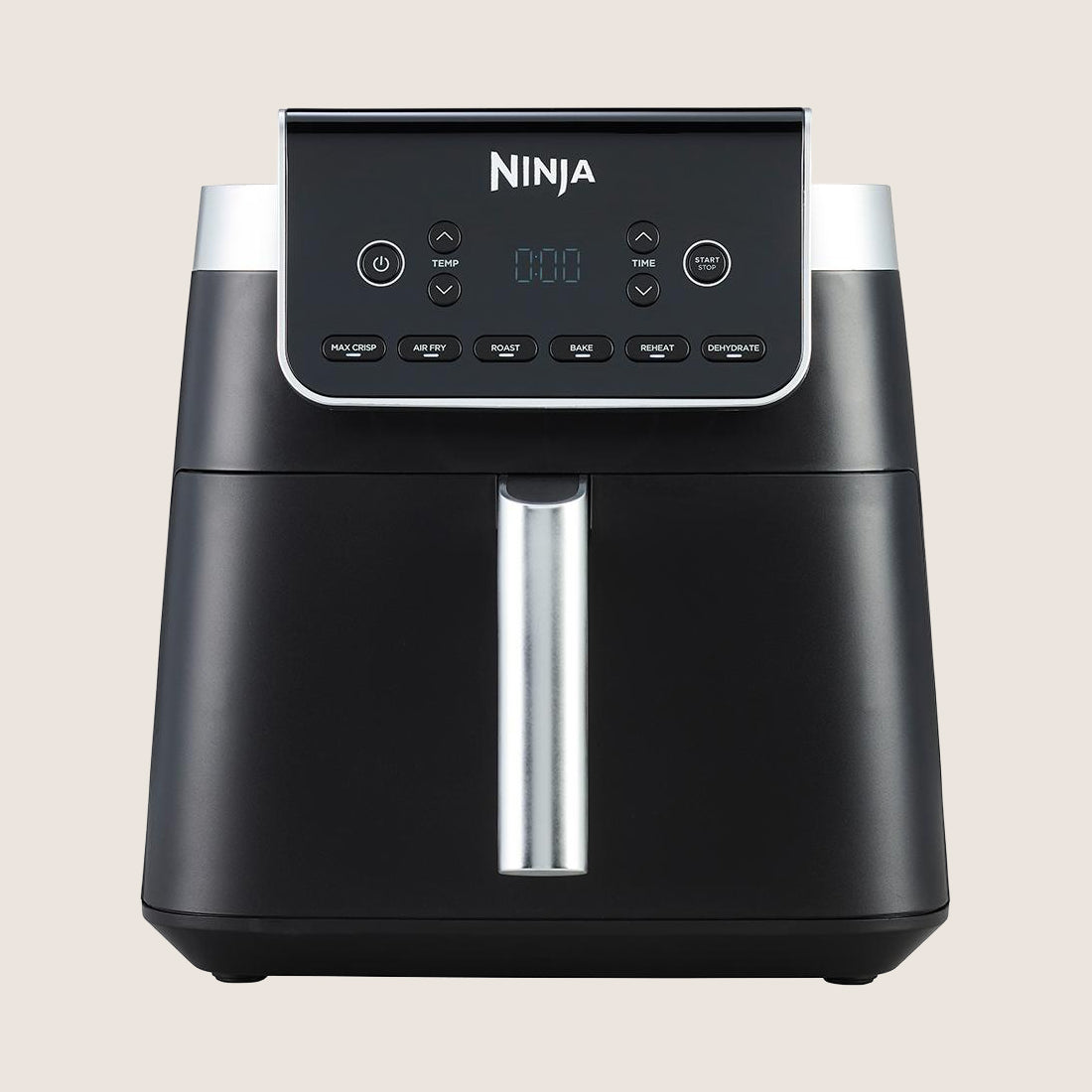 NINJA Max Pro AF180UK Air Fryer with Adjustable Crisper Plate 6.2L - Black