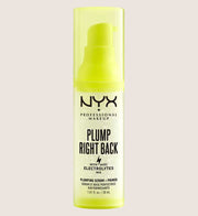 NYX Professional Makeup Primer, Plump Right Back Primer & Serum, Enriched with Hyaluronic Acid 30ml