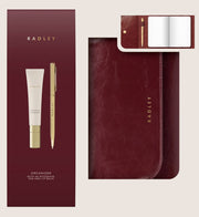 Radley Notebook Pen And Lip Balm Beauty Gift Set For Her