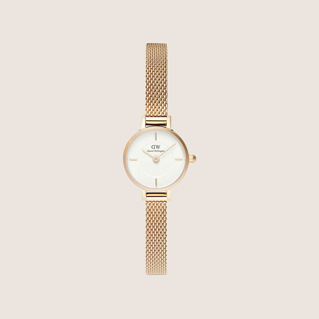 Daniel Wellington Women's Petite Mini Evergold Gold White Dial Watch DW00100745