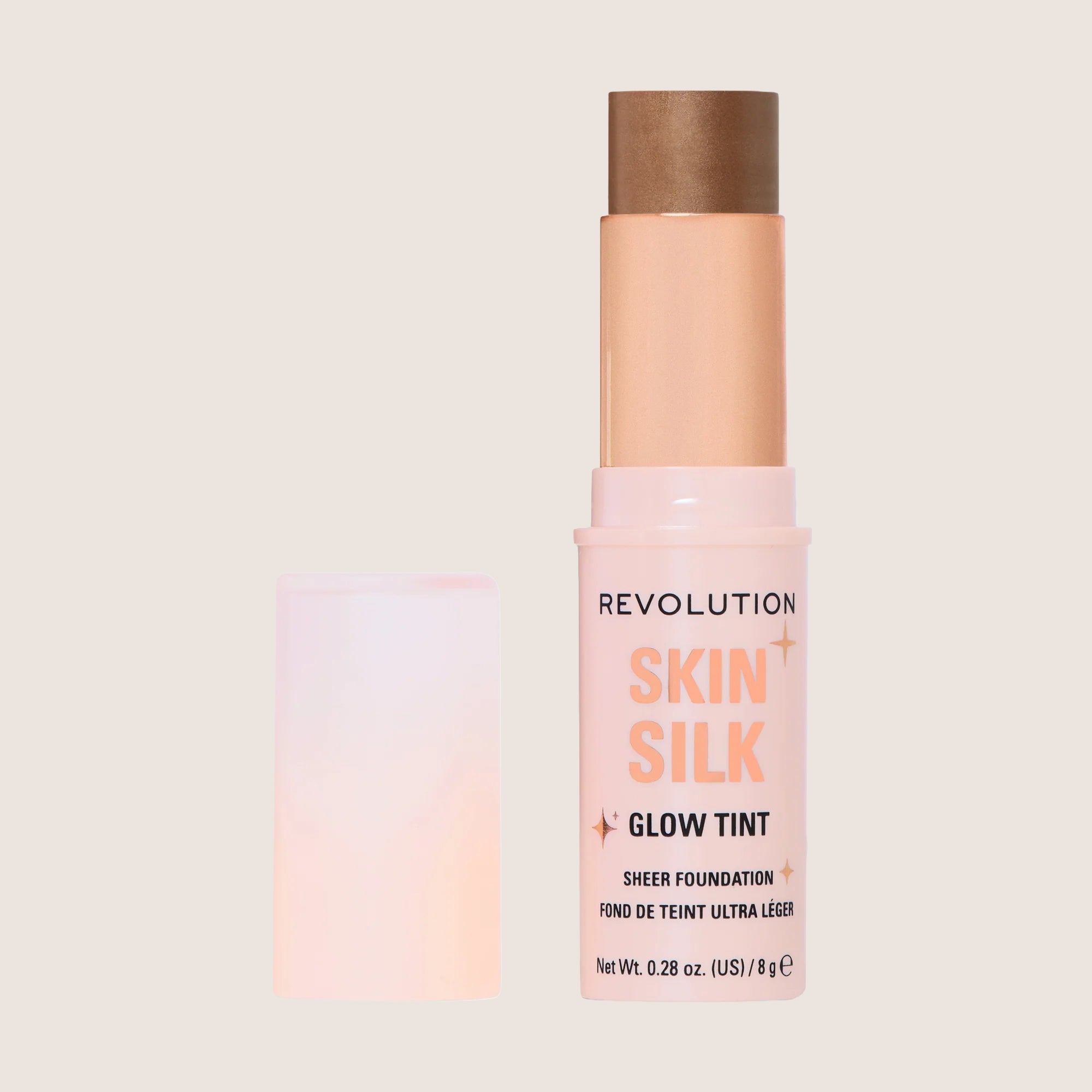 Revolution Skin Silk Glow Tint Sheer Foundation Stick Flawless Base