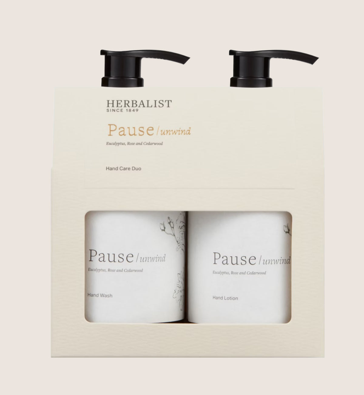 Herbalist Pause Hand Care Duo Bath & Body Gift Set For Her
