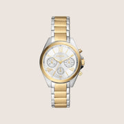 Fossil Women's Modern Courier Two-Tone Chronograph Bracelet Analogue Watch BQ3849