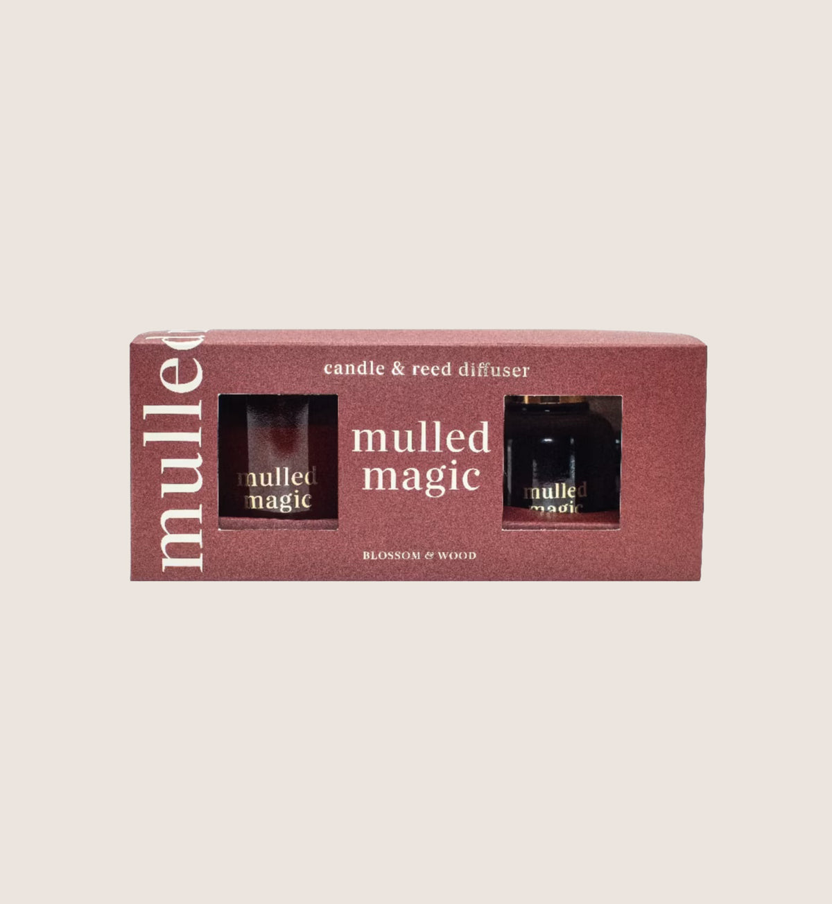 Blossom & Wood Mini Candle & Diffuser Gift Set Mulled Magic Fragrance Gift Set For Her