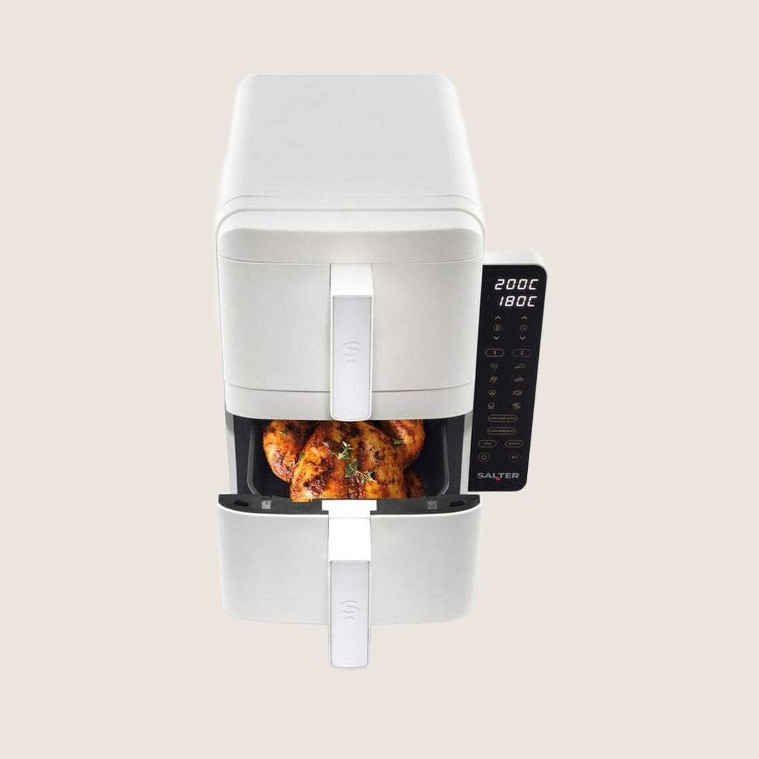 SALTER VertiCook Ultra EK6642WHT Dual Air Fryer 9L - White