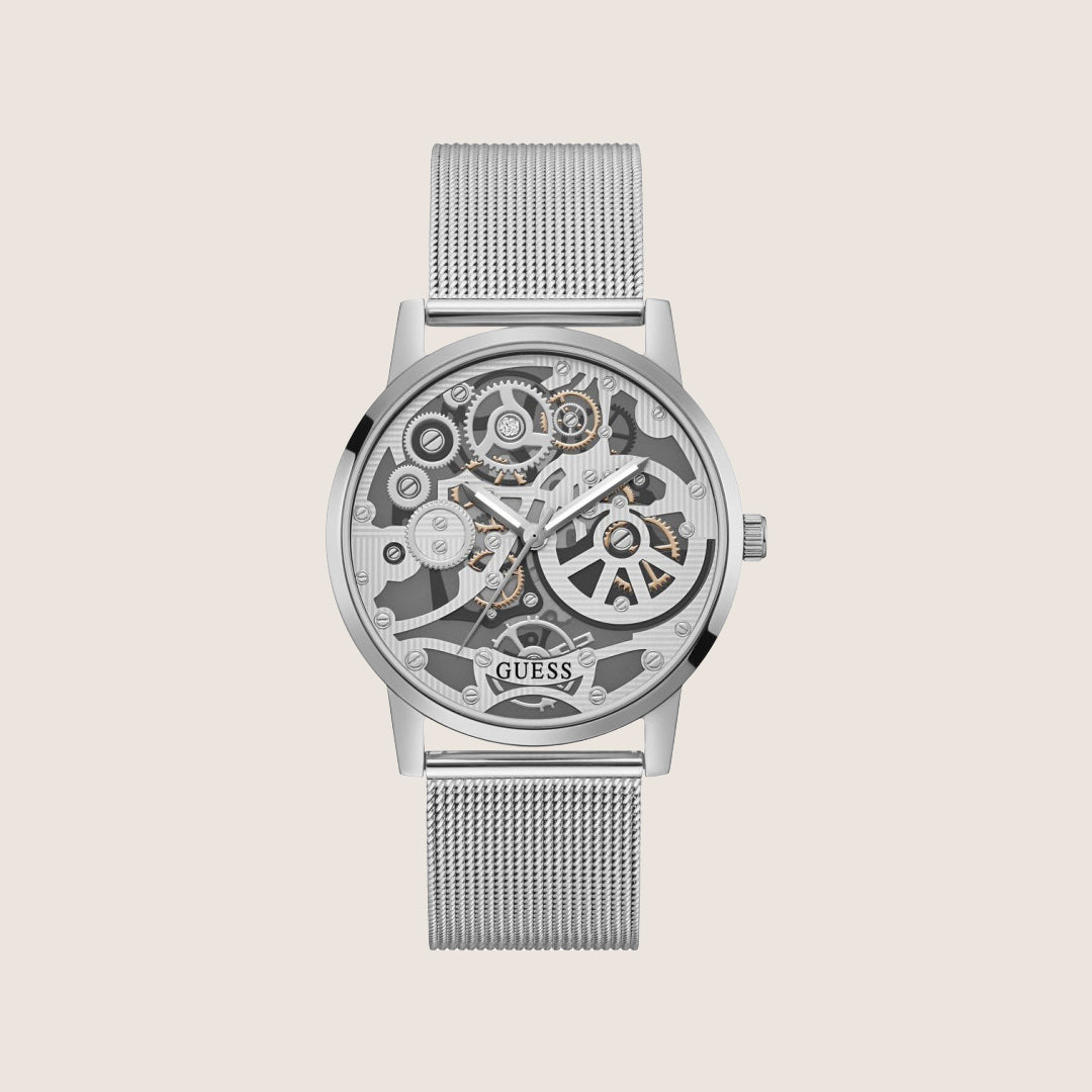 Guess Mens Watch Silver Dial GW0538G1
