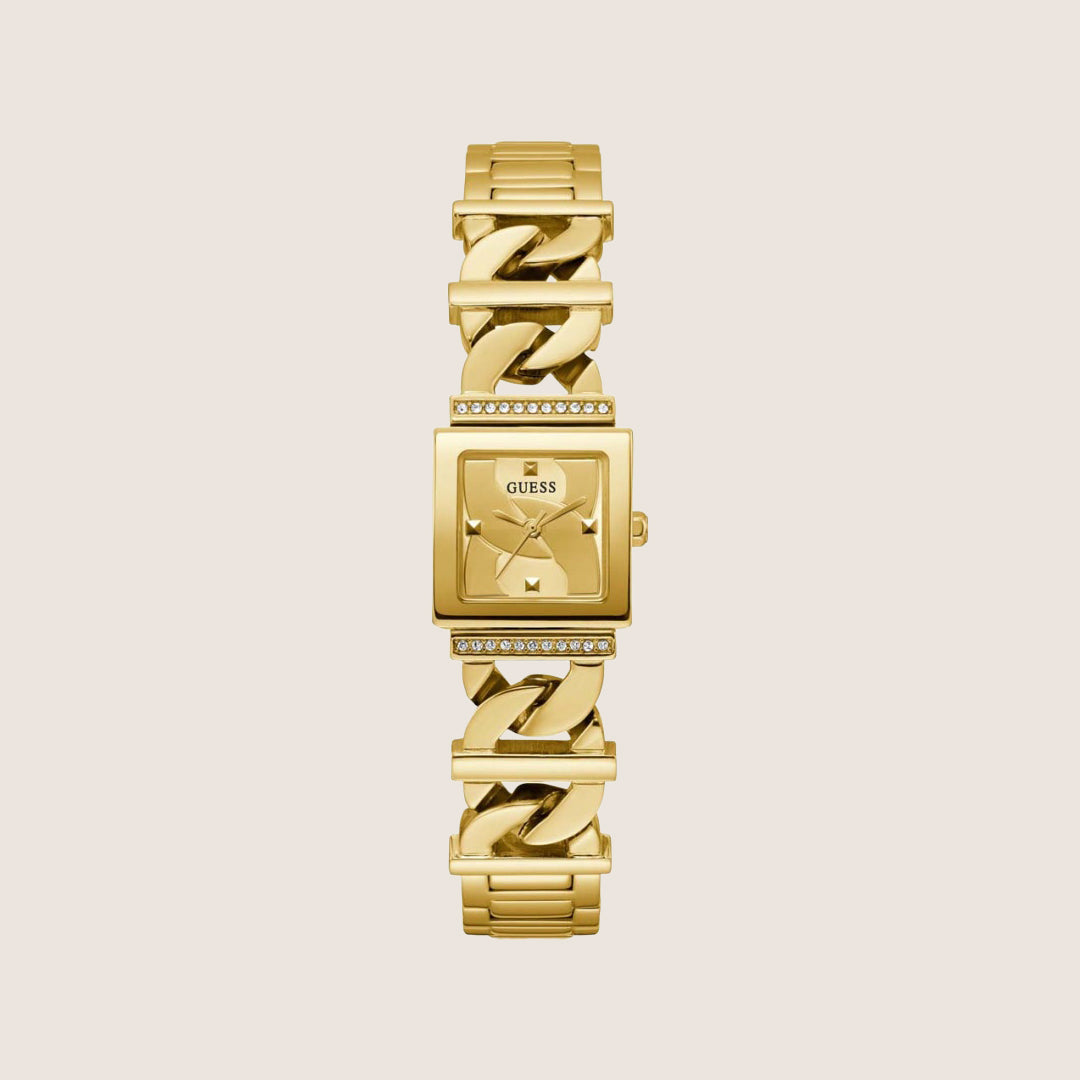 Guess Women's Runaway Watch Crystal-Set Gold Dial GW0603L2