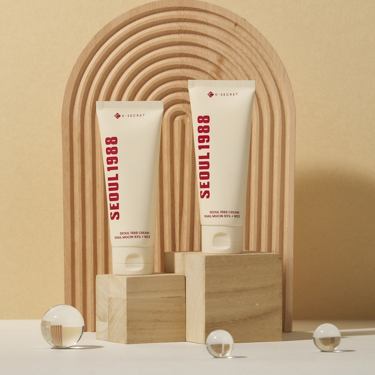 KSECRET Seoul 1988 Cream: Snail Mucin 93%+Rice 100ml