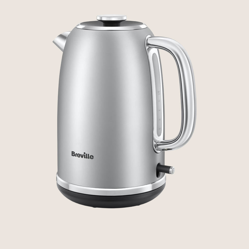 BREVILLE Mostra VKT271 Jug Kettle with Illuminated Water Window 1.7L - Silver & Chrome