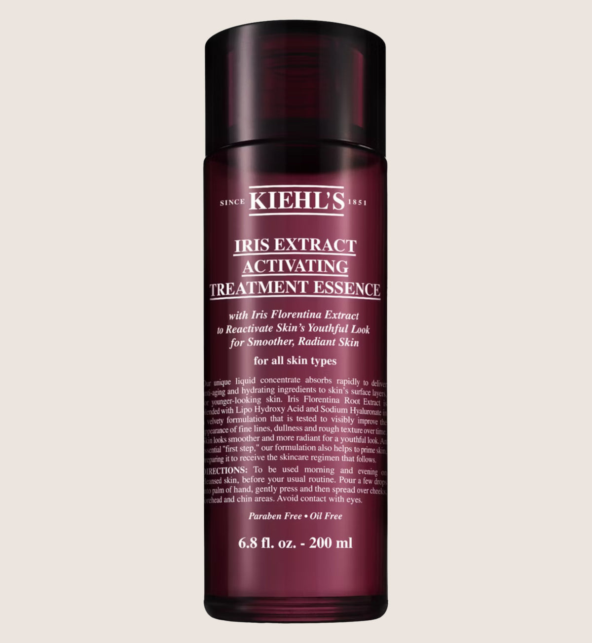 Kiehl's Iris Extract Activating Essence Treatment Anti-Ageing Facial Essence 200ml