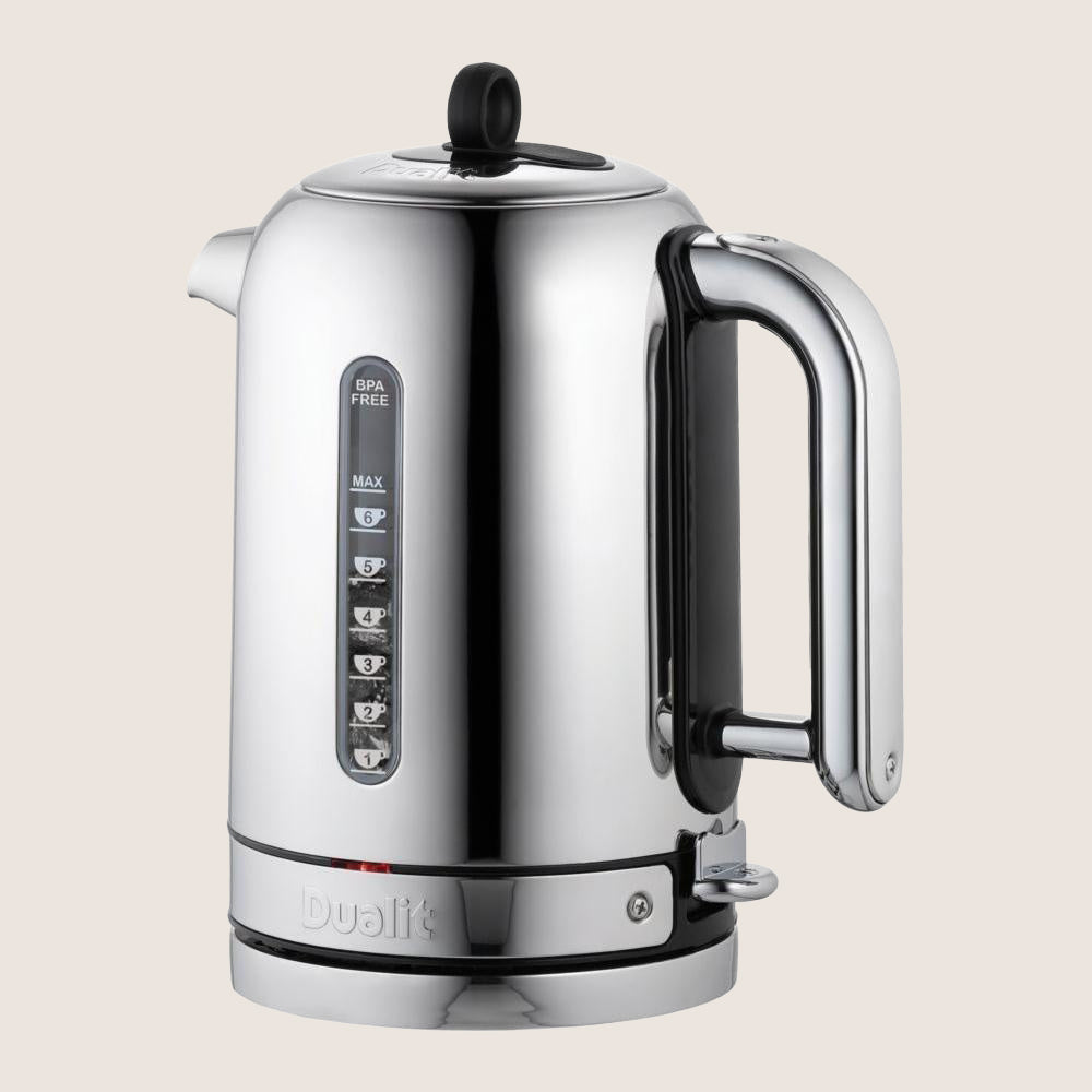 DUALIT Classic 72815 Jug Kettle with Polished Stainless Steel Body 1.5L - Polished