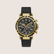 GC Men's UrbanCode Yachting Chronograph Black Dial Gold Case Watch Y54007G2MF