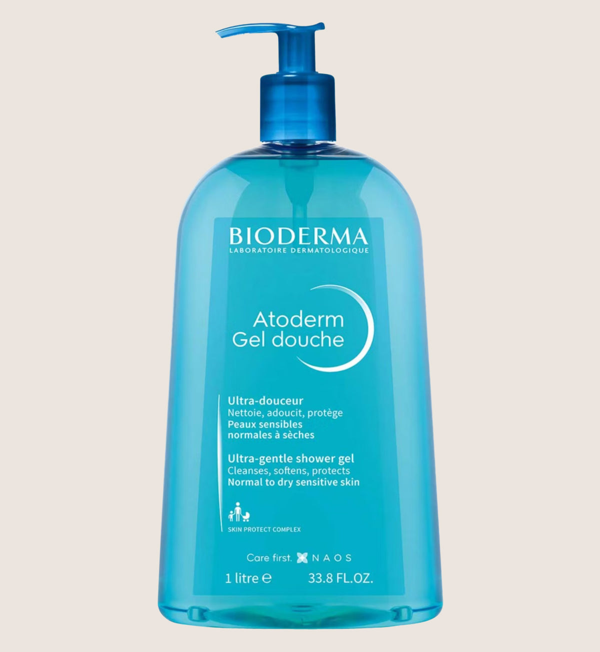 Bioderma Atoderm Body Wash Shower Gel for Normal to Dry & Sensitive Skin 1L