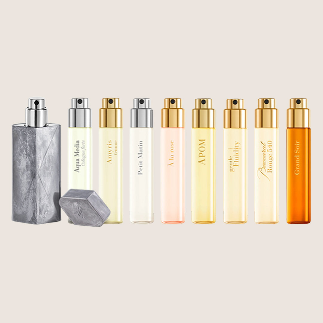 Maison Francis Kurkdjian Women's Fragrance Wardrobe for Her Globe Trotter Zinc Edition and Wardrobe Duo Set