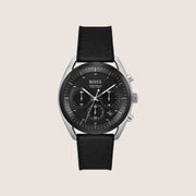 BOSS Men's Chronograph Black Dial Silicone Strap Sport Watch 1514091