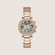 Guess Women's Silver Dial Watch Crystal-Set Silver Dial GW0403L3