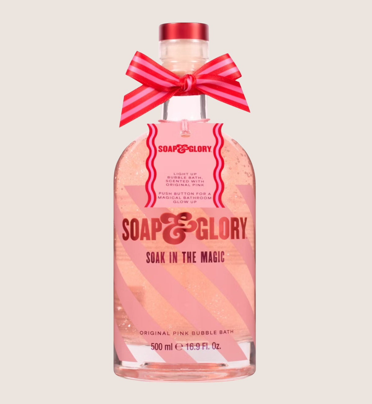 Soap & Glory Soak In The Magic Bubble Decanter 500ml Bath & Body Gift Set For Her