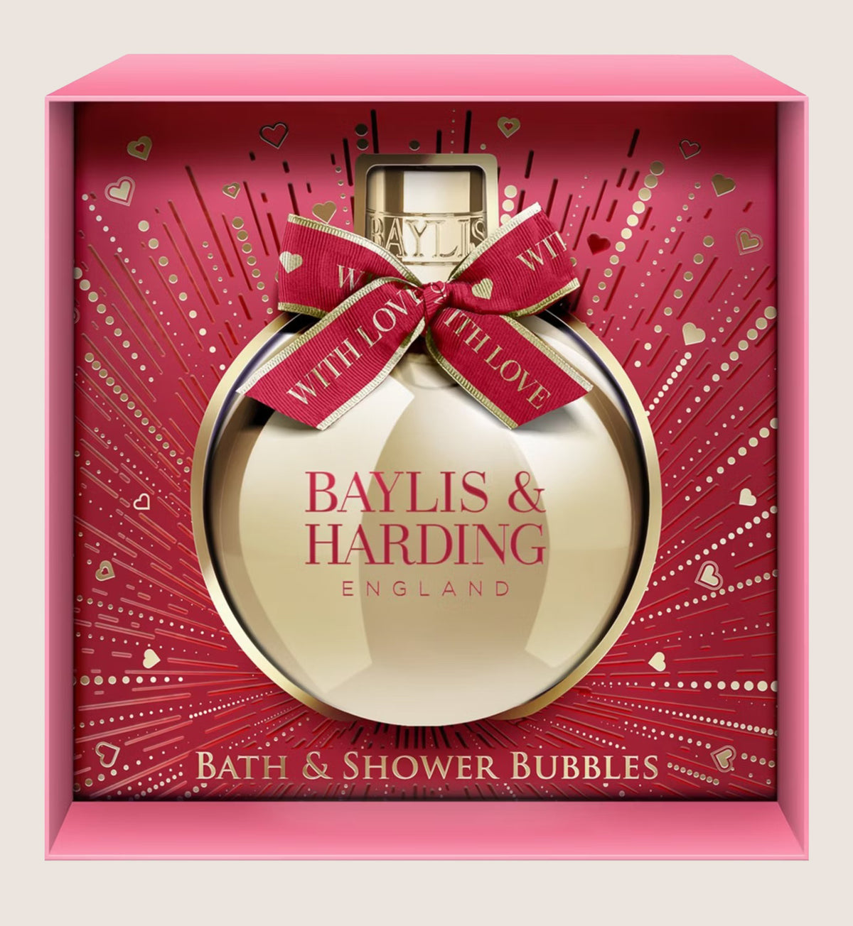 Baylis & Harding Midnight Cherry Festive Bauble Bath & Body Gift Set For Her