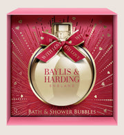 Baylis & Harding Midnight Cherry Festive Bauble Bath & Body Gift Set For Her