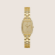 Guess Women's Brilliant Watch Crystal-Set Gold Dial GW0611L2