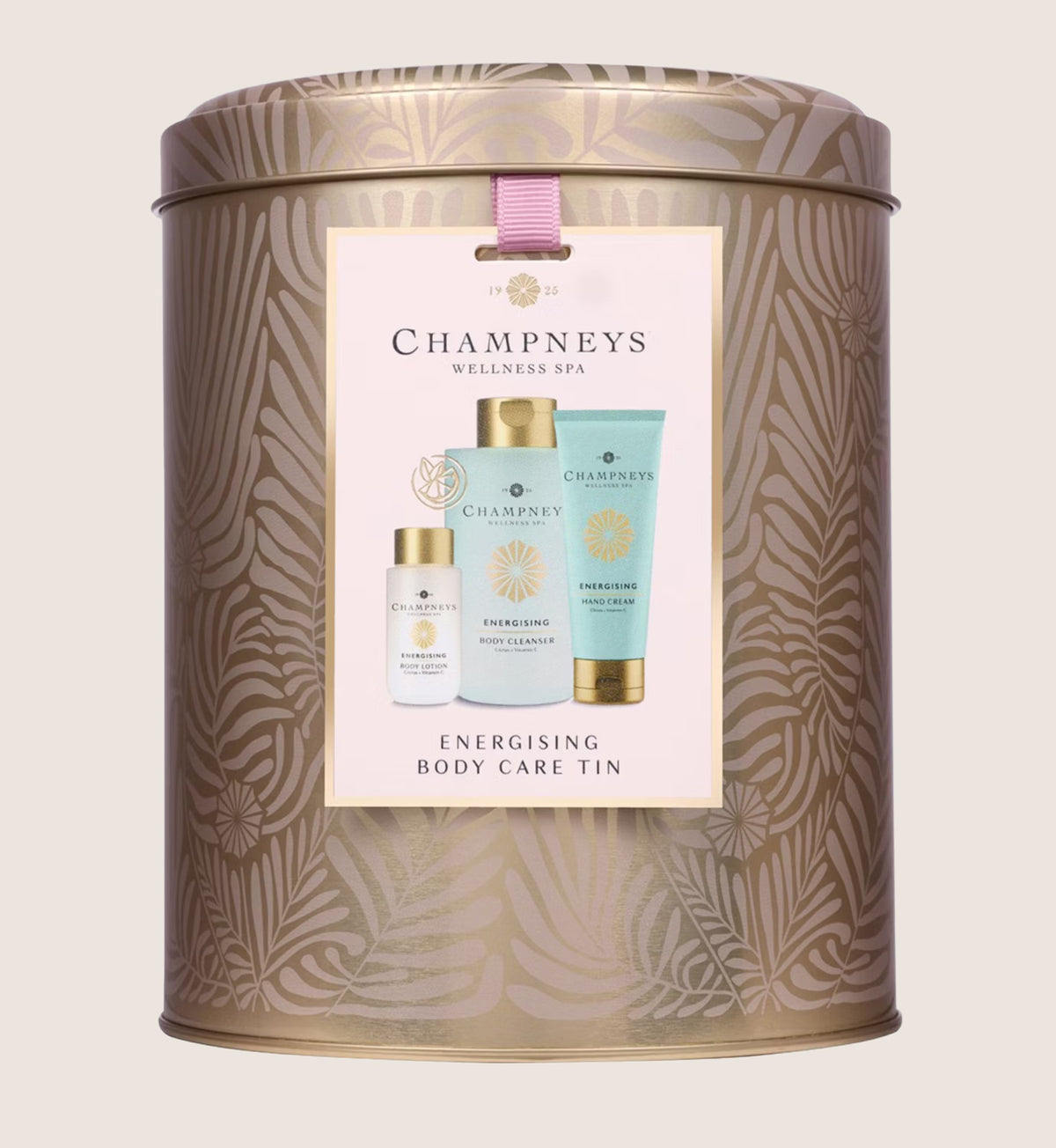 Champneys Energising Body Care Tin Bath & Body Gift Set For Her