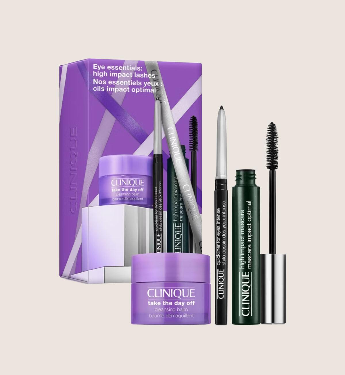 Clinique High Impact Lash & Liner Makeup Beauty Gift Set For Her