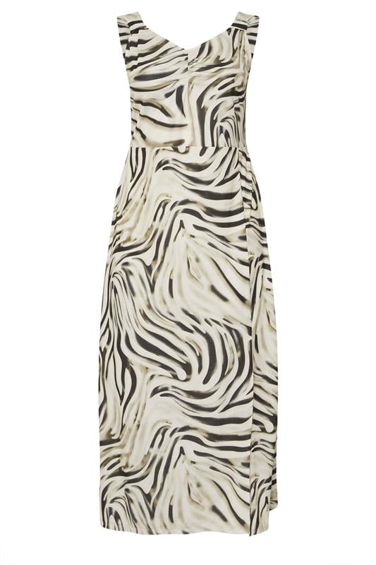LIMITED COLLECTION Curve White Zebra Print Maxi Dress