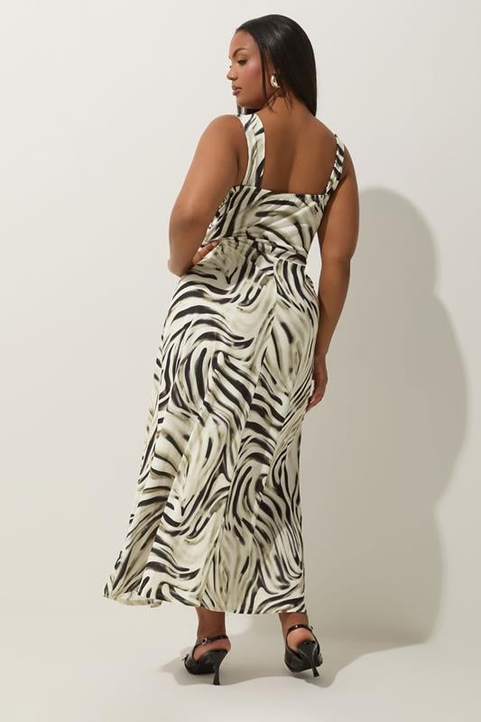 LIMITED COLLECTION Curve White Zebra Print Maxi Dress