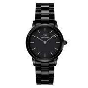Daniel Wellington ladies Black Iconic Link Ceramic Watch DW00100414