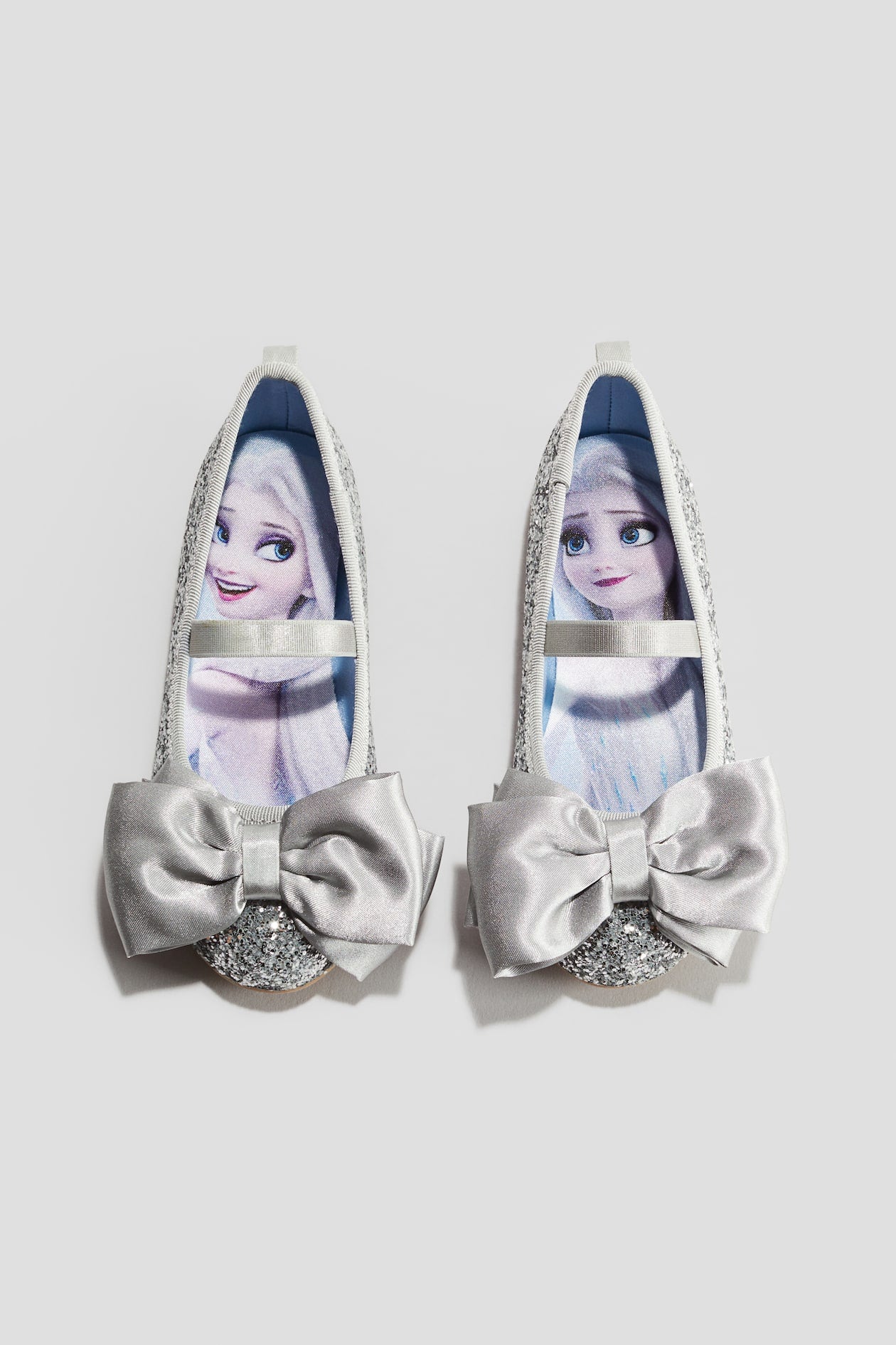 Glittery ballet pumps