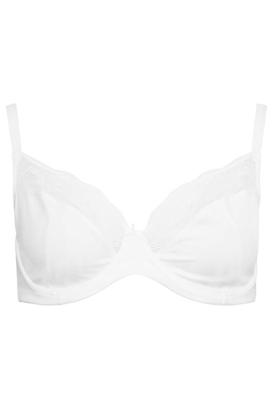 YOURS 2 PACK Black & White Non-Padded Underwired Bra
