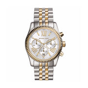 Michael Kors MK5955 Lexington Ladies Two Tone Gold Silver Chrono Watch