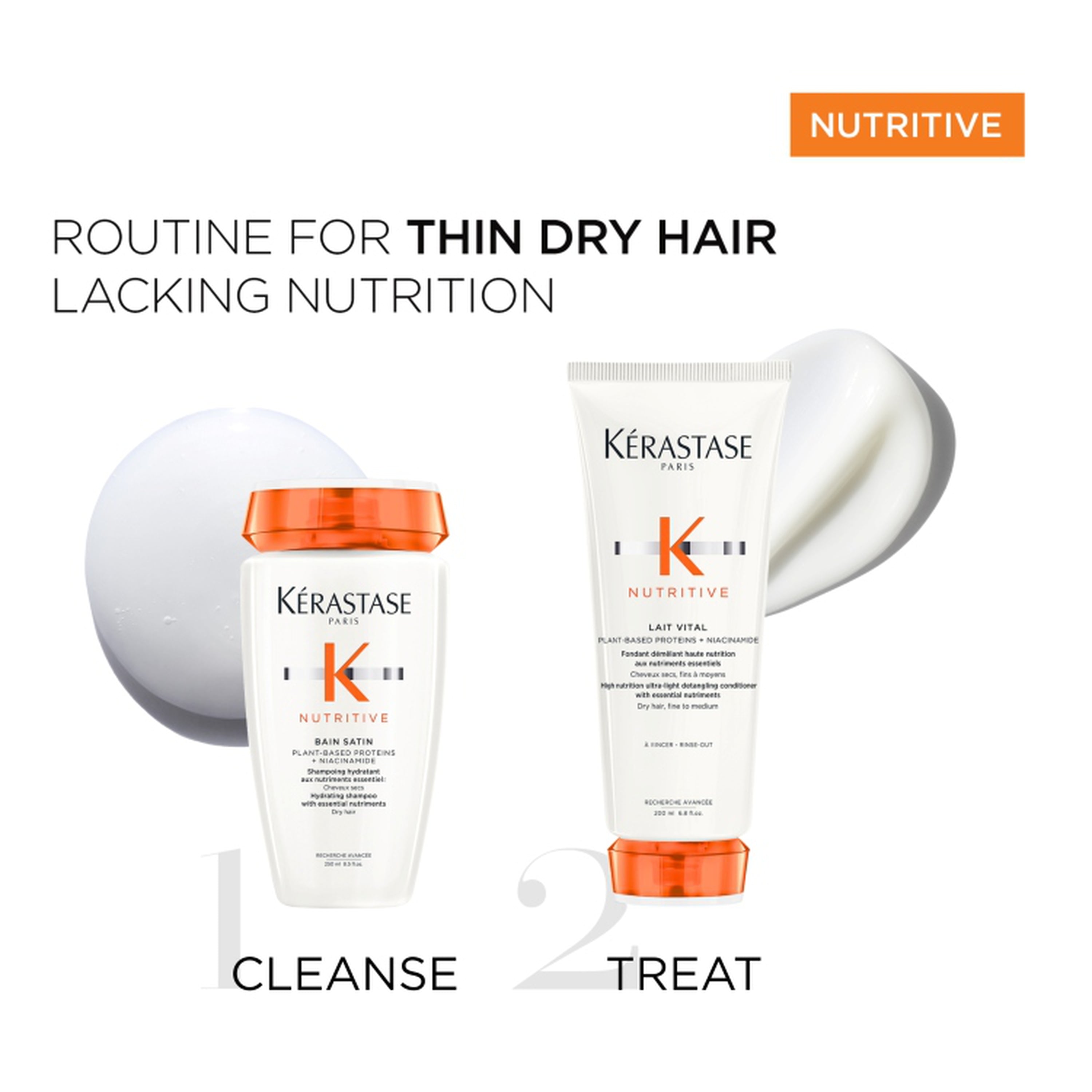 Nutritive Shampoo And Conditioner Duo For Dry Hair