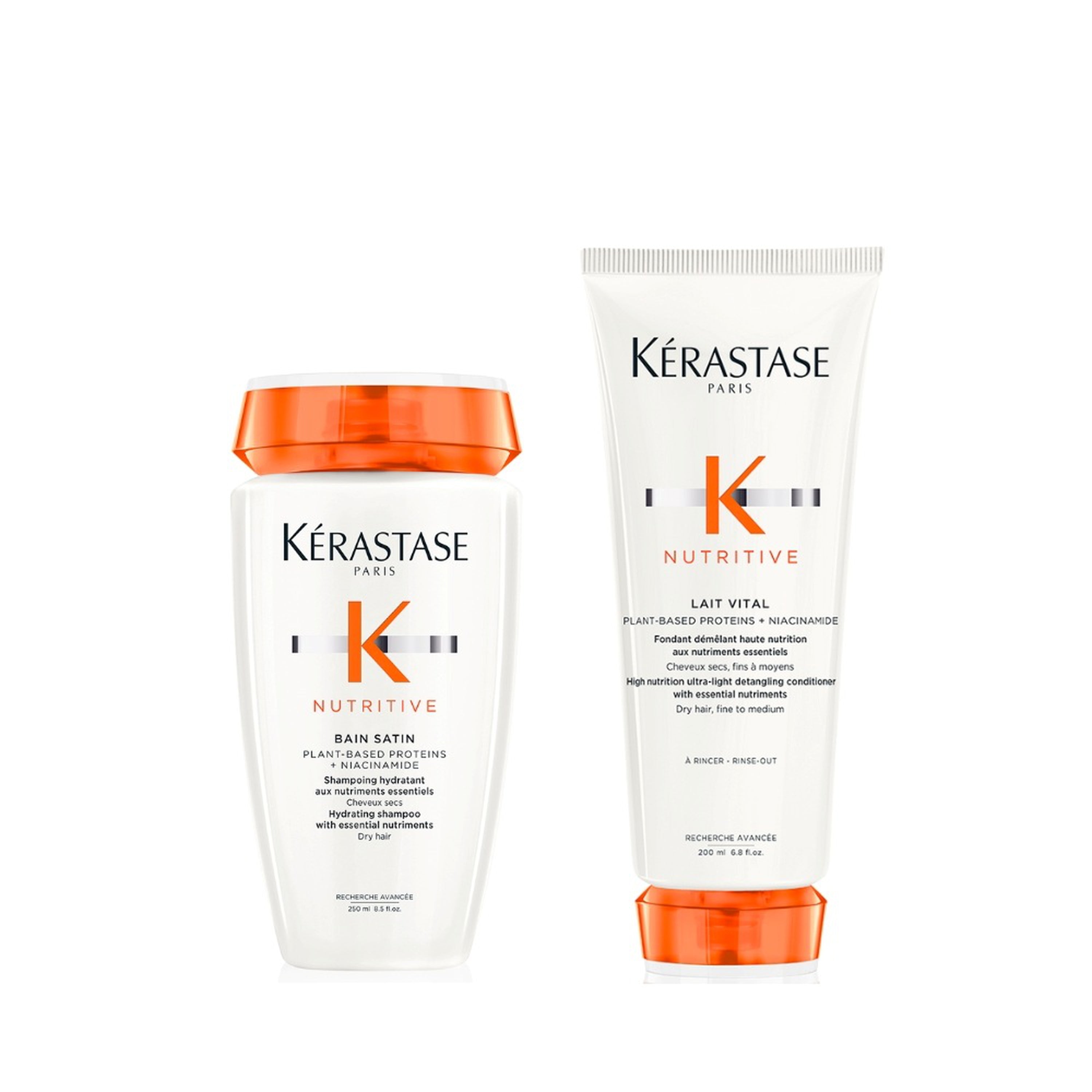 Nutritive Shampoo And Conditioner Duo For Dry Hair