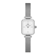 Daniel Wellington Quadro Mini Lumine Bezel Silver Watch DW00100732